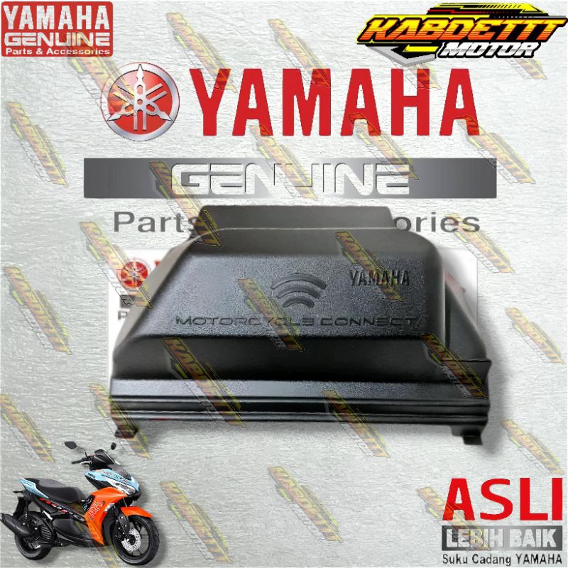 COVER BATTERY TUTUP AKI NEW AEROX CONNECTED 155  YAMAHA ORIGINAL YGP BBP-H2129-01