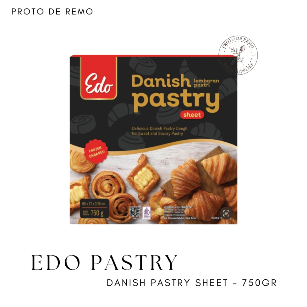 

Edo Danish Frozen Pastry Sheet 750gr