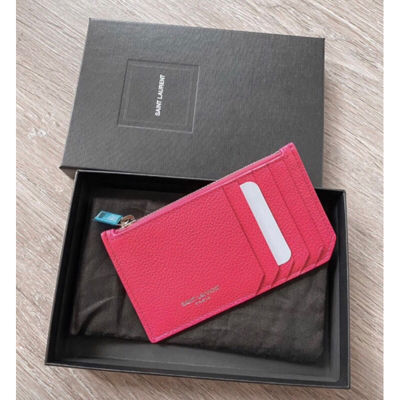 YSL Yves Saint Laurent - Card Holder Wallet Women Pink