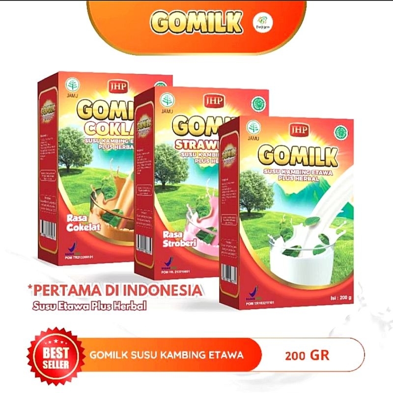 

GOMILK SUSU KAMBING ETAWA PLUS HERBAL 200ML