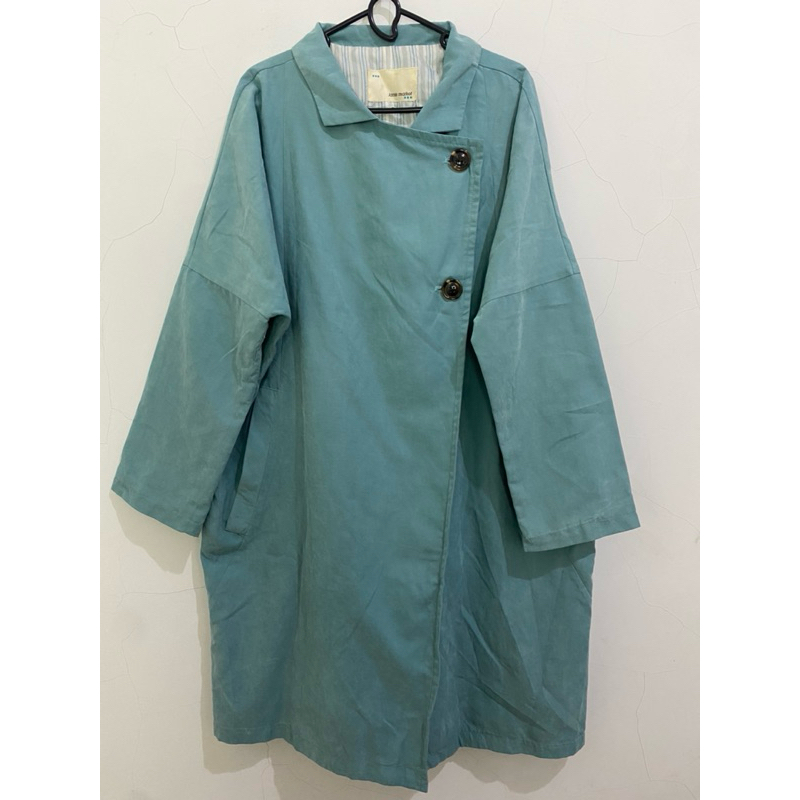 long coat blazer wanita ala Korea