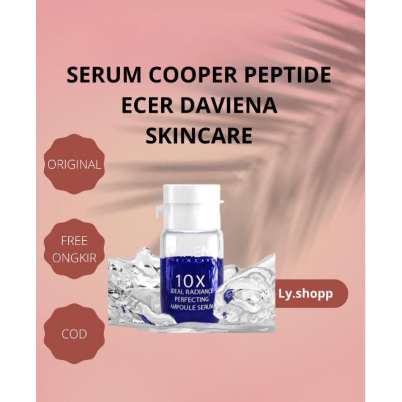 serum cooper peptide ECER daviena skincare 1 ampoule