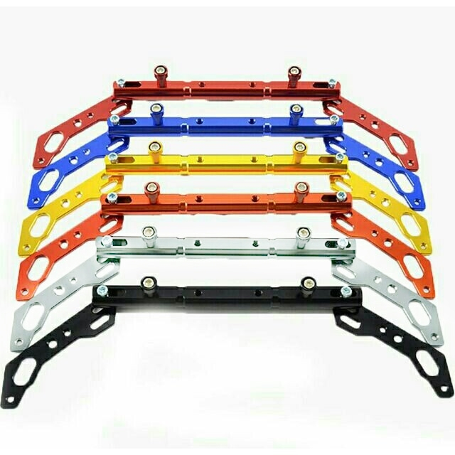 Stabilizer stang+dudukan lampu+dudukan holder hp full cnc sepeda bisa untuk segala jenis motor UNIVE