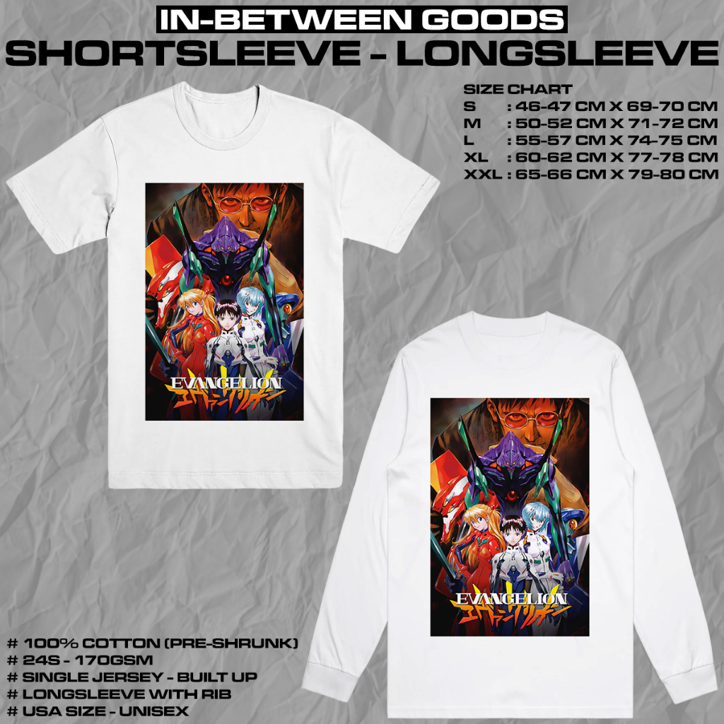 NEON GENESIS EVANGELION - POSTER | T-SHIRT | LONGSLEEVE | ANIME MERCH