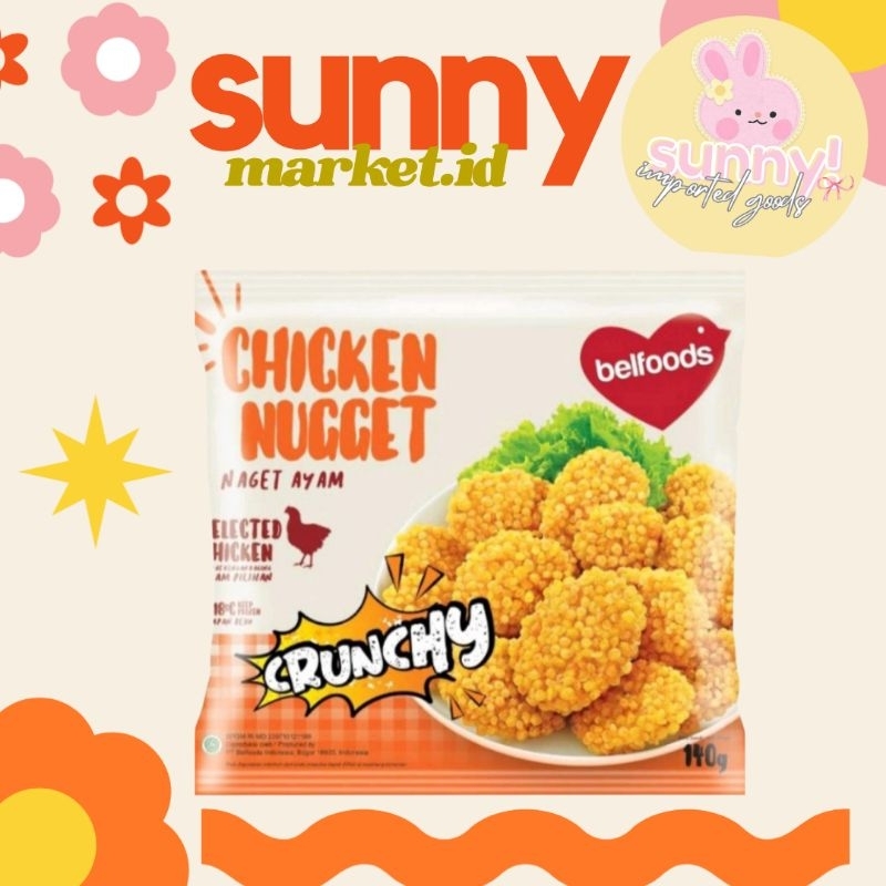 

SUNNYMARKET - BELFOODS BEL FOODS NUGGET CRUNCHY NAGET AYAM 170 GR