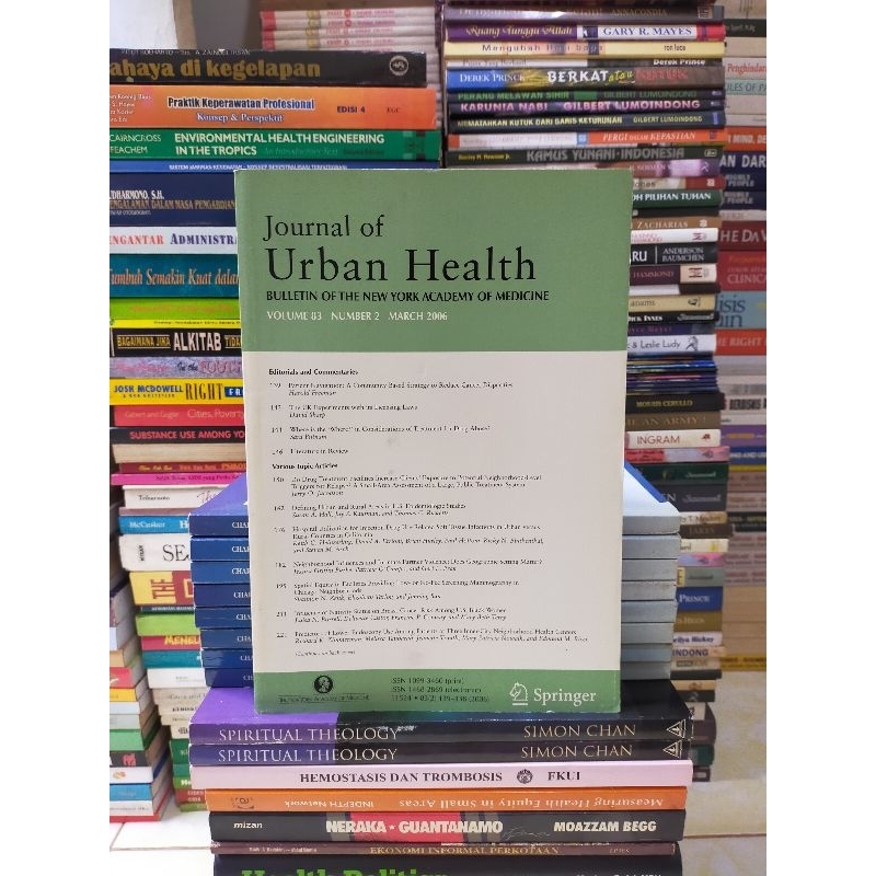 Buku Original ; Journal of URBAN HEALTH Bulletin of the New York Academy of Medicine - March 2006