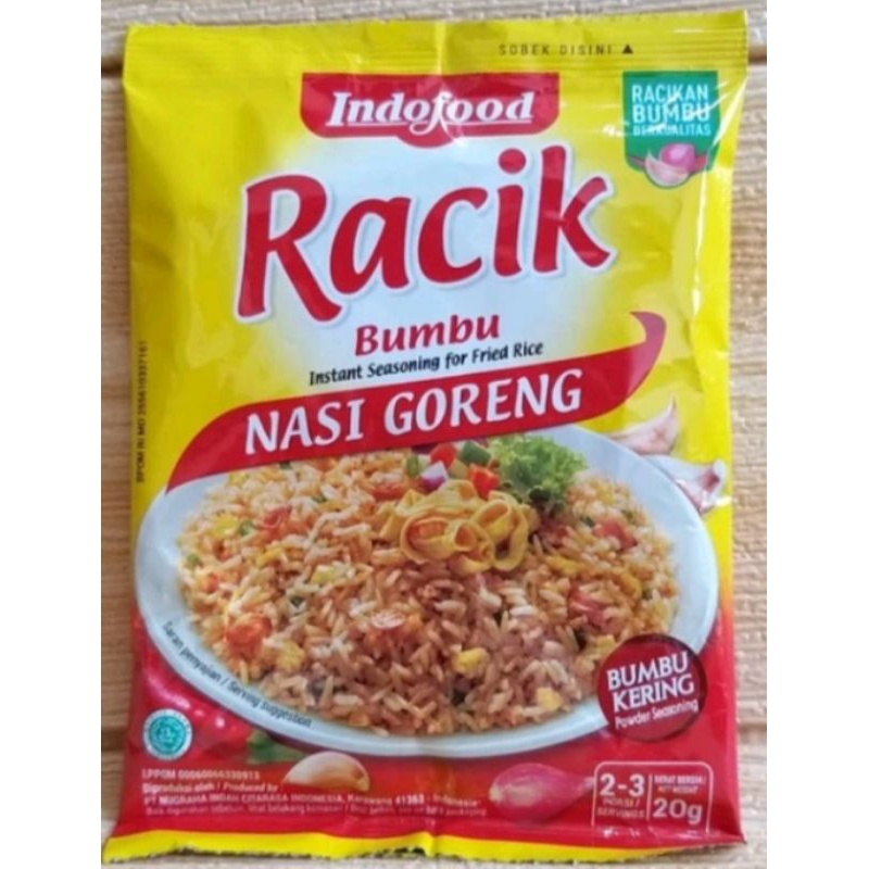 

Bumbu Racik Nasi Goreng Indofood kemasan 20 gram