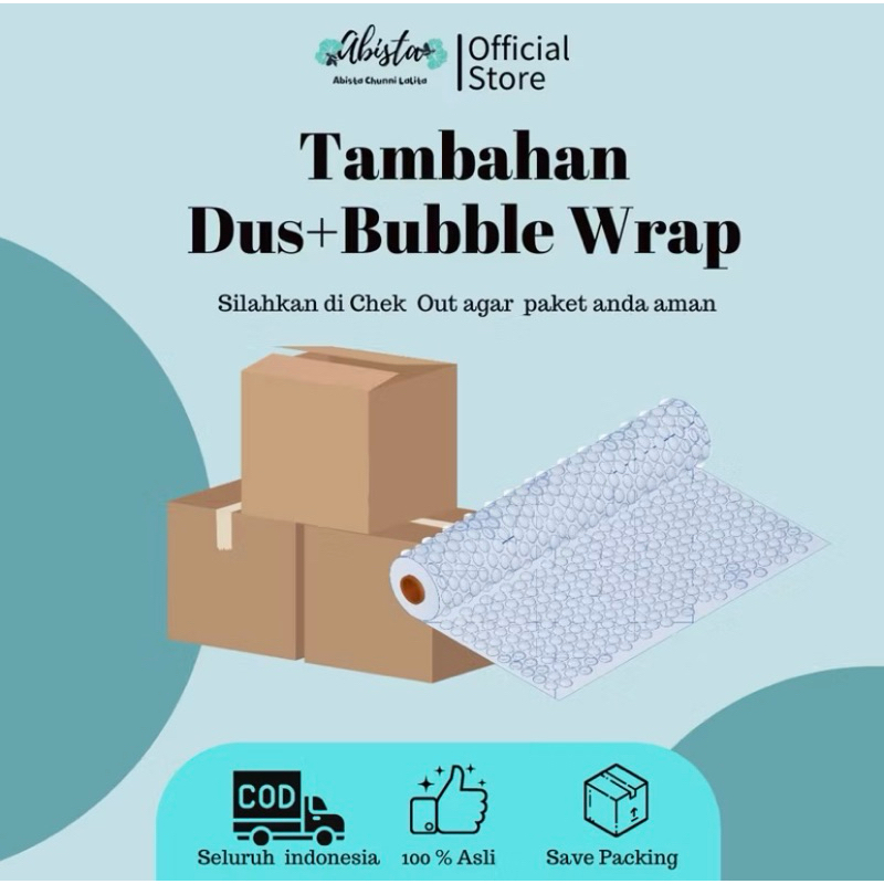 

Packing Kardus atau Bubble Warp