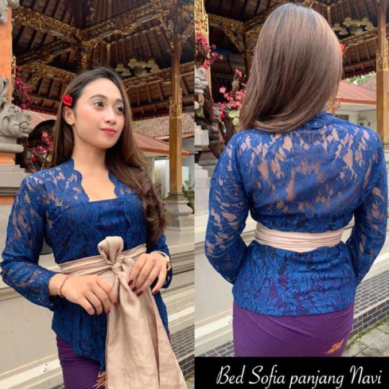 Kebaya Modern Brukat Bali Melar Atasan Kebaya Brukat Kutu Baru Murah Grosir Baju Adat Kebaya Wanita 