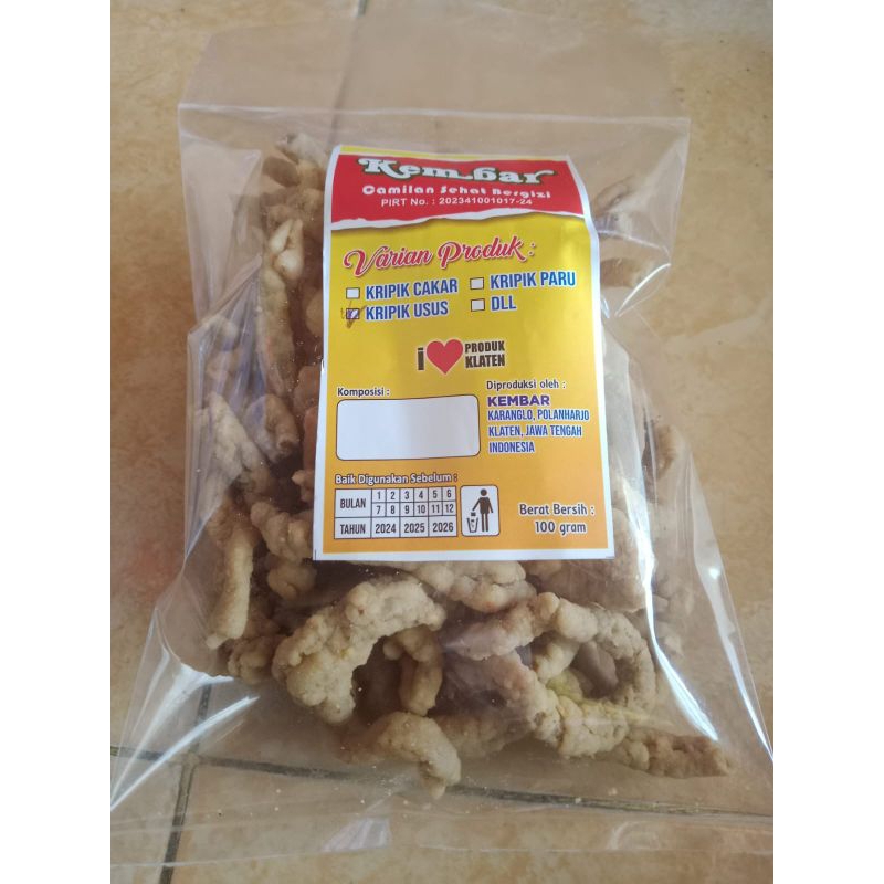 

Keripik Usus Kembar