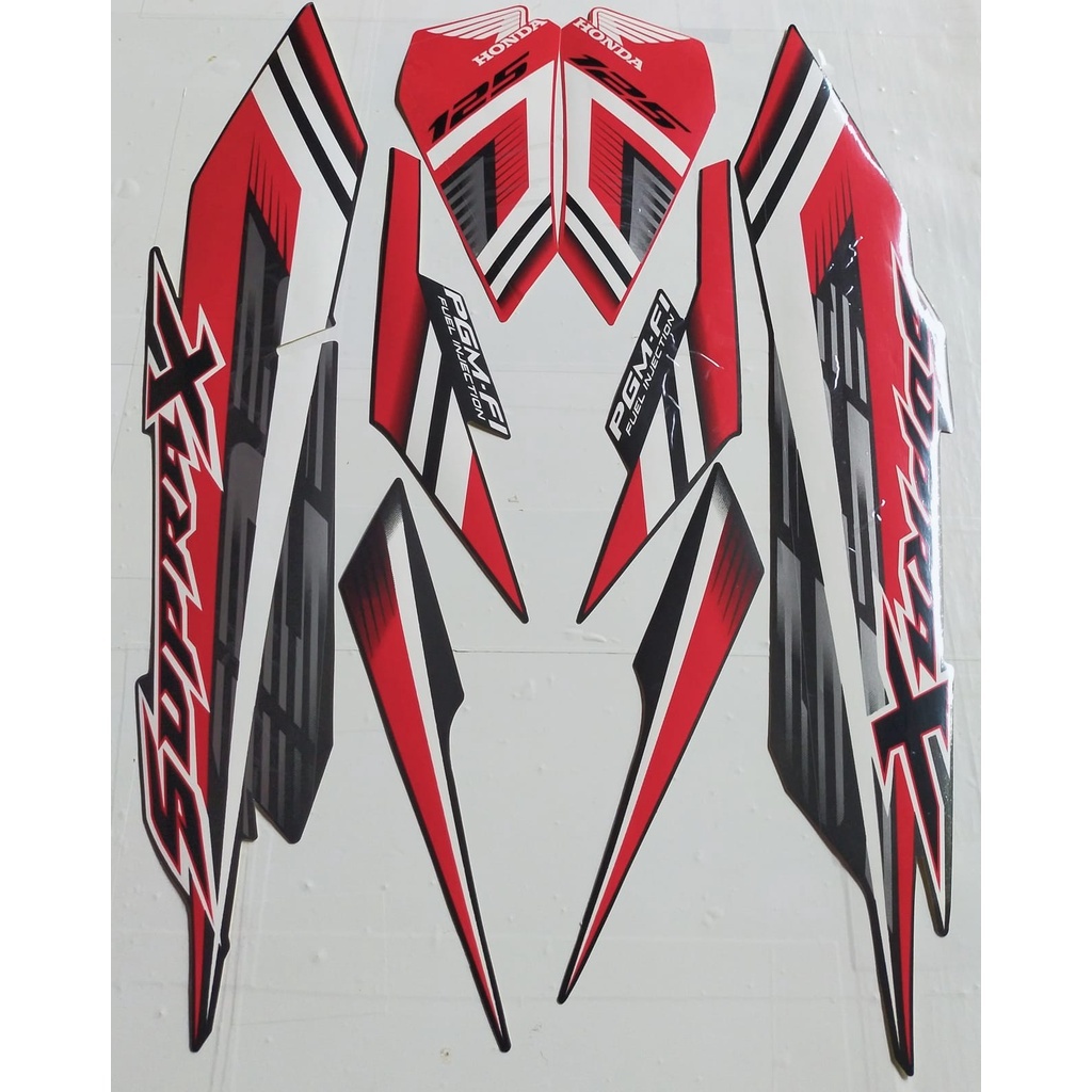 STRIPING STANDAR MOTOR SUPRA X 125 FI 2022