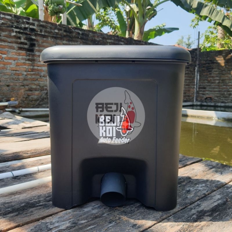 Autofeeder Alat Pemberi Makan Otomatis Kapasitas Besar Auto feeder Push Ikan Alat Pemberi Makan Otom