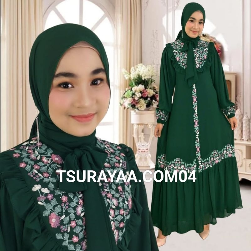 TS.04/(cod)new gamis bahira/gamis seruty/gamis bordir/gamis/gamis terbaru/gamis murah/gamisseragaman