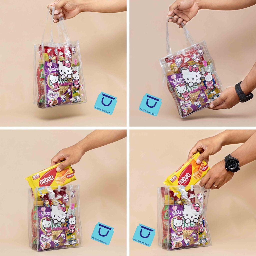 

Tas Goodie Bag Mika Bening Tranparan Cetak UV Ulang Tahun Anak Untuk Hampers Uk 20x14x25 Langsung Kirim