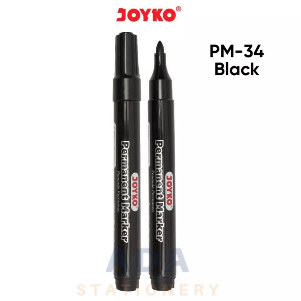 

(1pc) spidol permanent JOYKO PM-34/ black/permanent marker