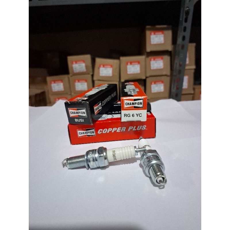 TERMURAH BUSI CHAMPION RG 6YC ORI ,VARIO125