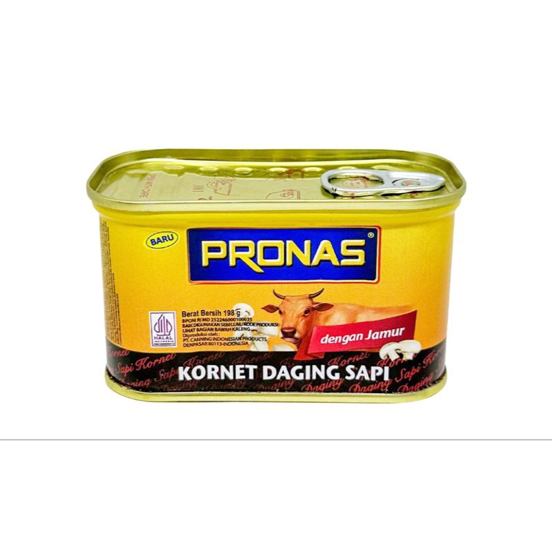 

PRONAS Kornet Daging Sapi dengan Jamur Kaleng 198 g