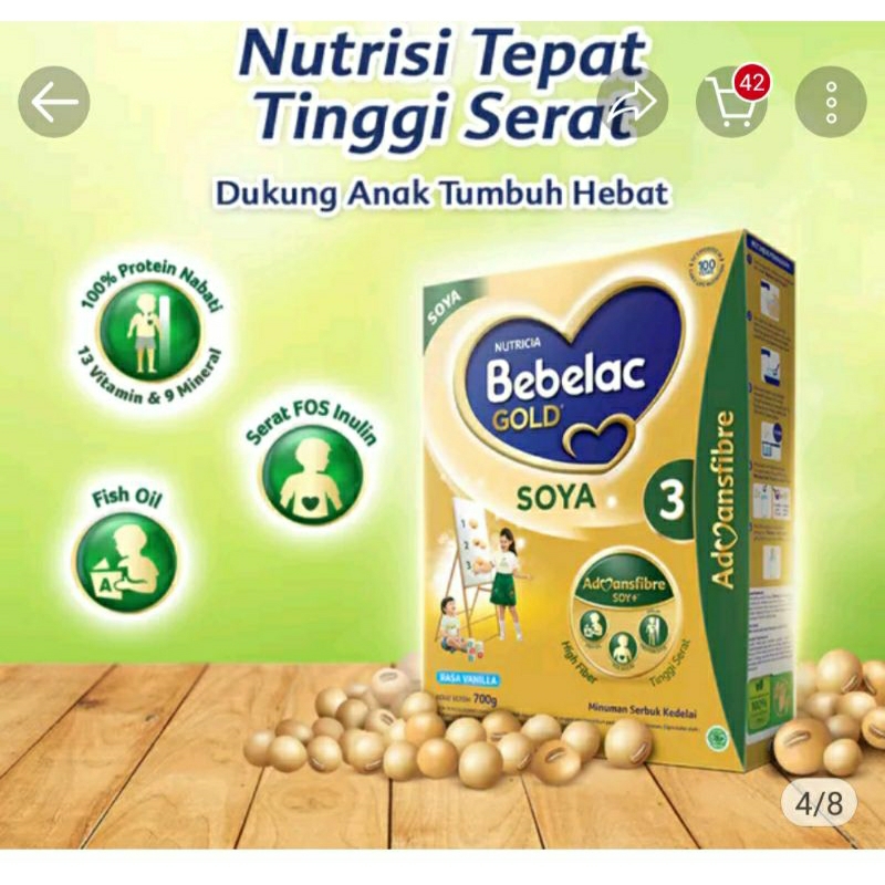 Bebelac Gold Soya 3
