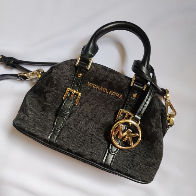 preloved MK - michael kors ginger monogram xs duffle crossbody bag