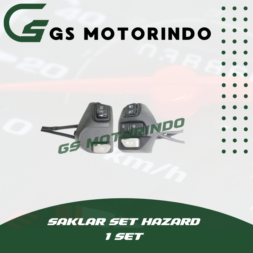 Saklar Set Hazard Yamaha Aerox 155 Plus tombol 3titik PNP Original
