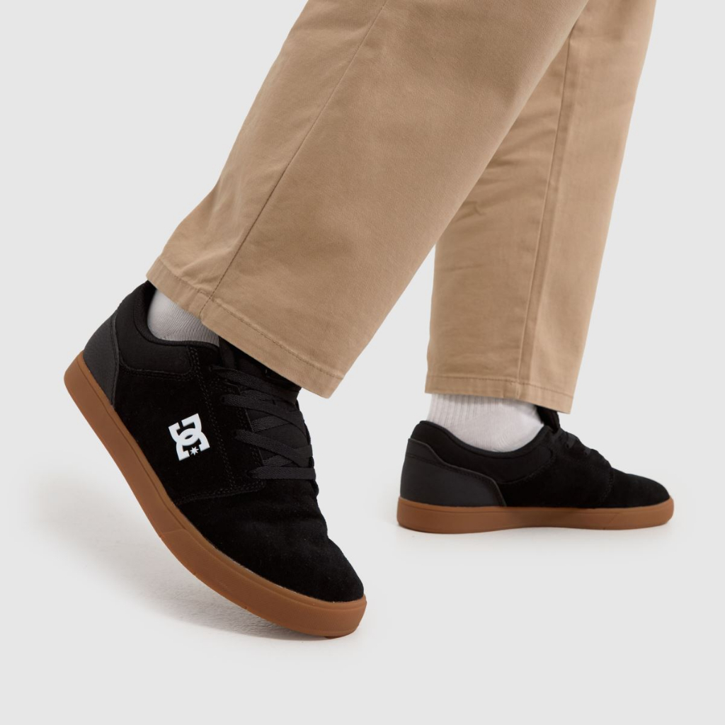 DC Shoes Men's Skate Sneakers Crisis 2 Black Gum