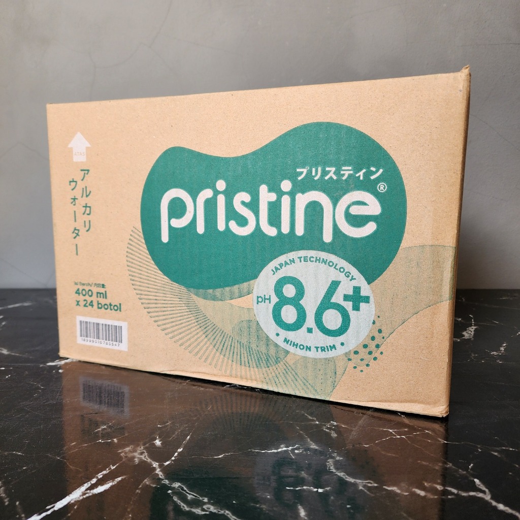 

Pristine 8.6+ 400ml - Air Mineral 1 Dus Isi 24 Botol