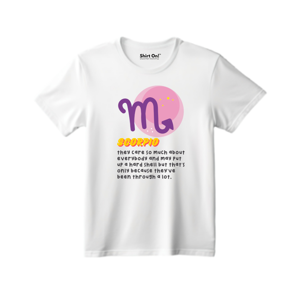 Kaos Baju Zodiak Scorpio 7