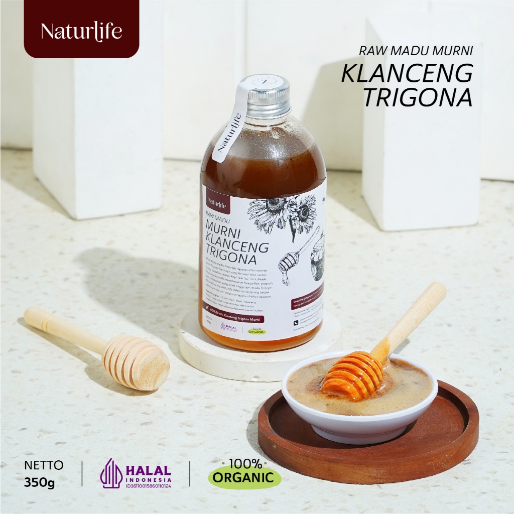 

MADU KLANCENG 350G/MADU ASLI NATURLIFE/MADU MURNI TANPA CAMPURAN/MADU KLANCENG ORIGINAL/MADU KLANCENG ASLI ORIGINAL/MADU KLANCENG PLUS/MADU TRIGONA KLANCENG/HNI ATTAUBAH AL HIDAYAH ATTAUBAH HPAI DARIBUMI NUTRIFARM BEORGANIK BEST HONEY SAFIYA MADU TAVA