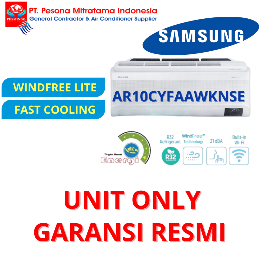 SAMSUNG AC 1PK WINDFREE LOKAL AR10CYFAAWKNSE