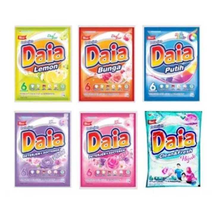 Daia Deterjen Pakaian Renceng Sachet