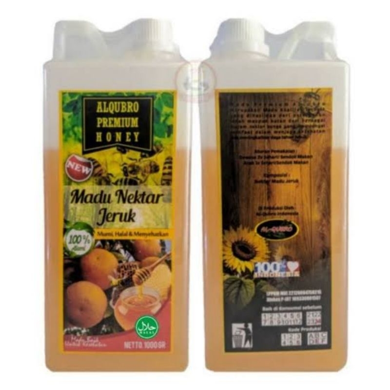 

madu al qubro nektar jeruk 1kg