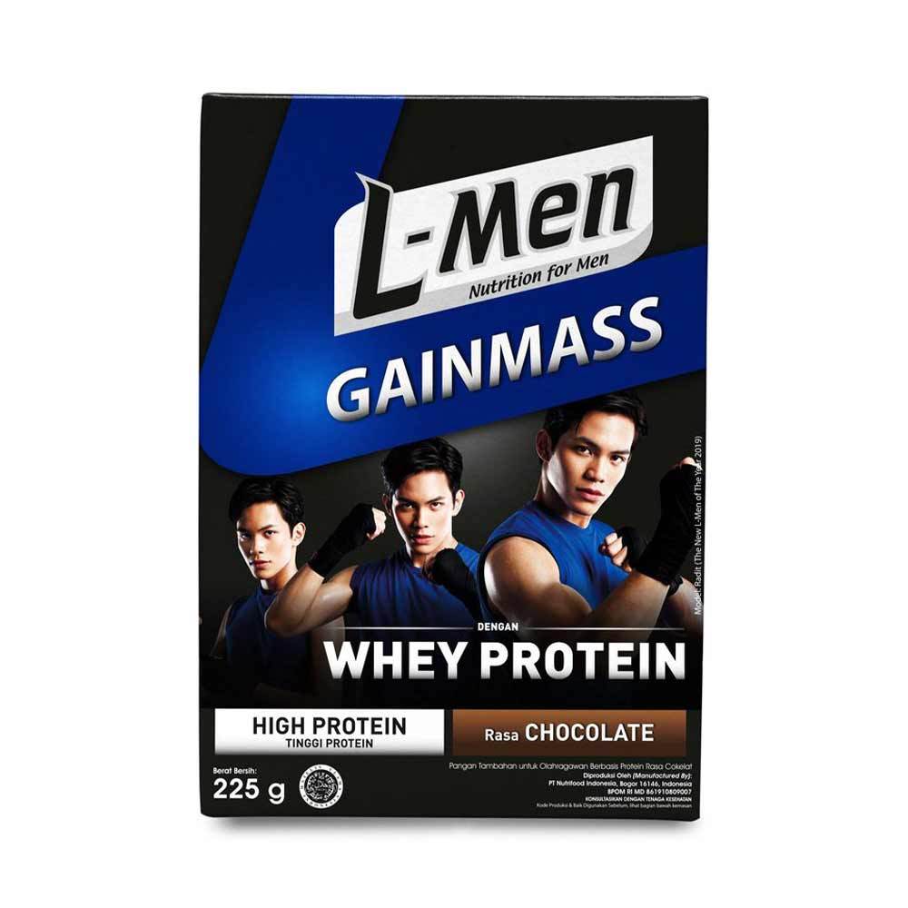 L-Men Susu Bubuk Gain Mass For Men Chocolate 225Gram