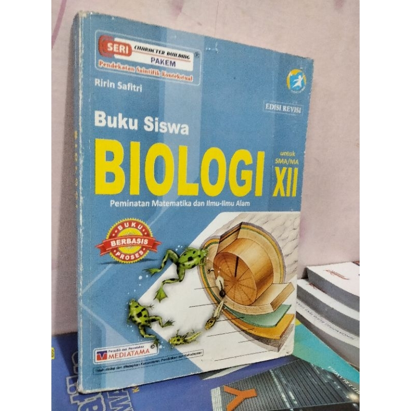 buku biologi kelas 12 XII 3 sma ma mediatama edisi revisi