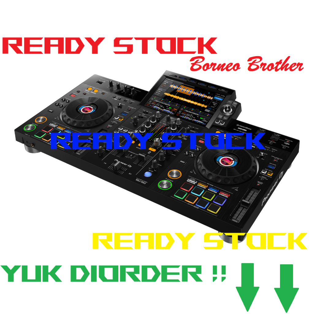 Pioneer Dj XDJ-RX3 XDJ RX 3 XDJRX3 Original 2 Ch Pro All In One Dj (Bonus HDJ-CUE1BT)