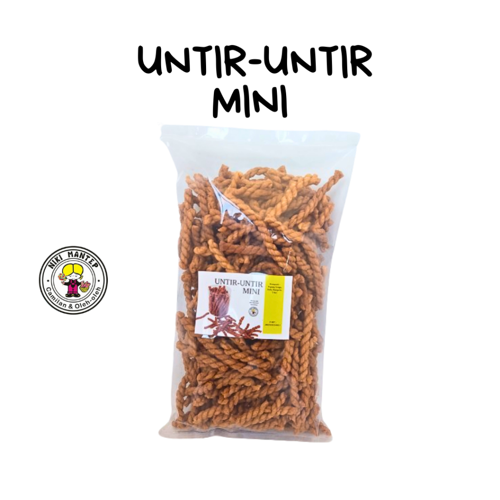 

Untir - Untir Kue Tambang Mini - Niki Snack Salatiga