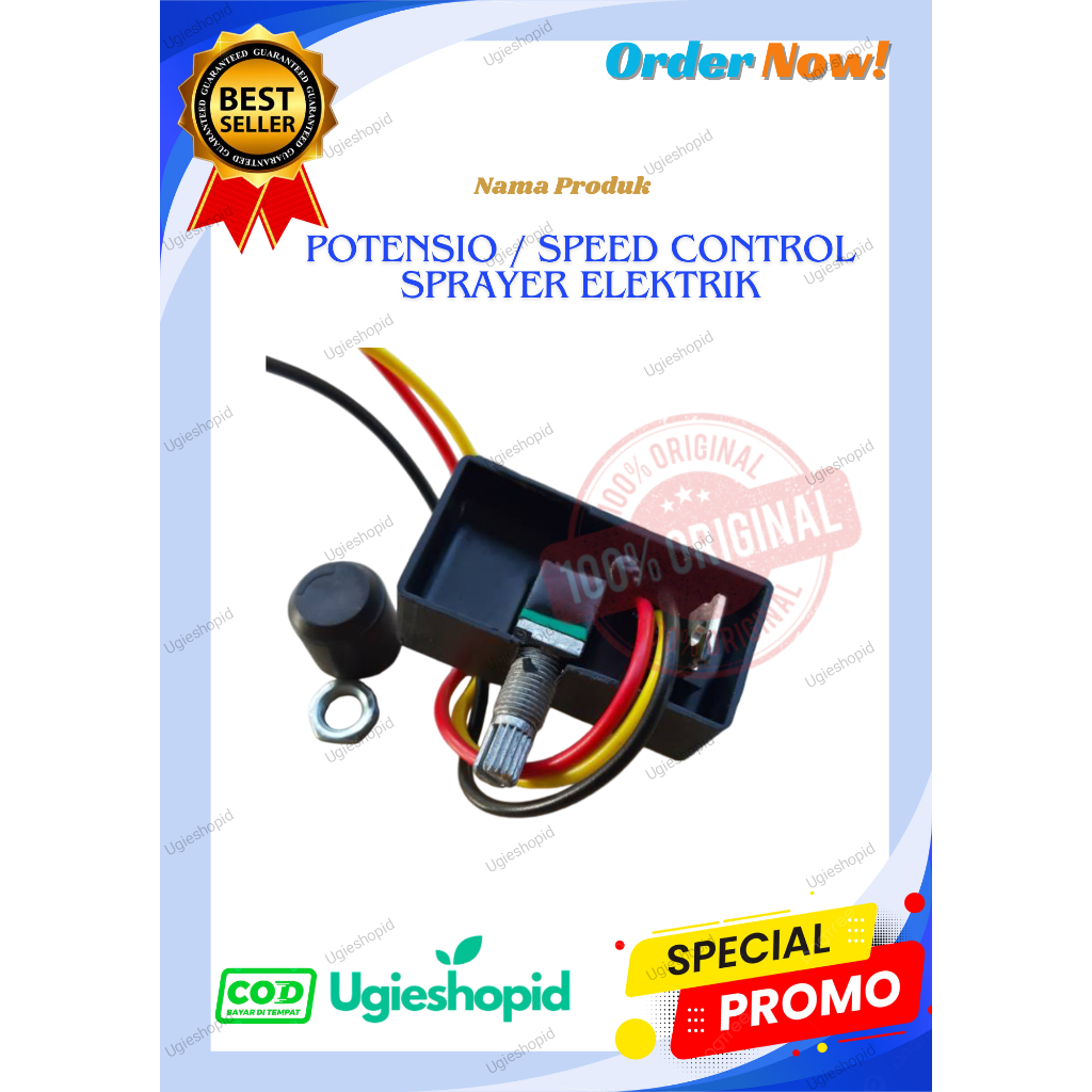 Potensio sprayer elektrik | Speed Control sprayer elektrik | Pengatur tekanan pompa sprayer elektrik