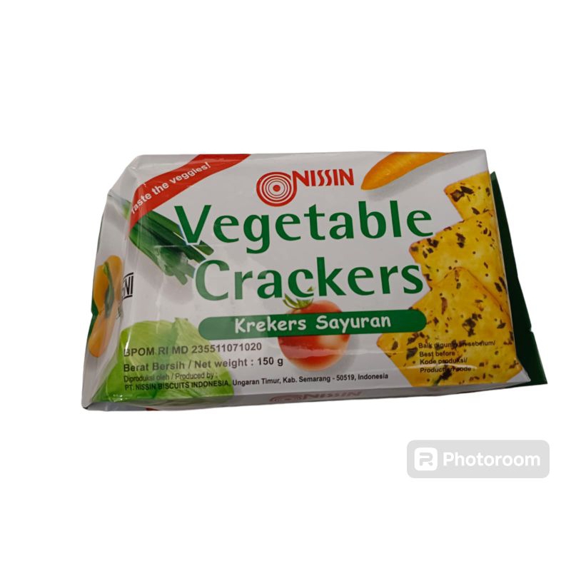 

Nissin vegetable crackers sayuran 150gr