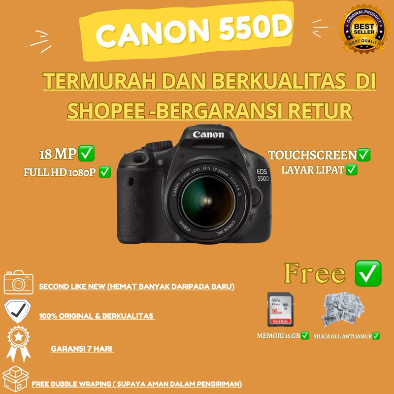 CANON 550D TERMURAH