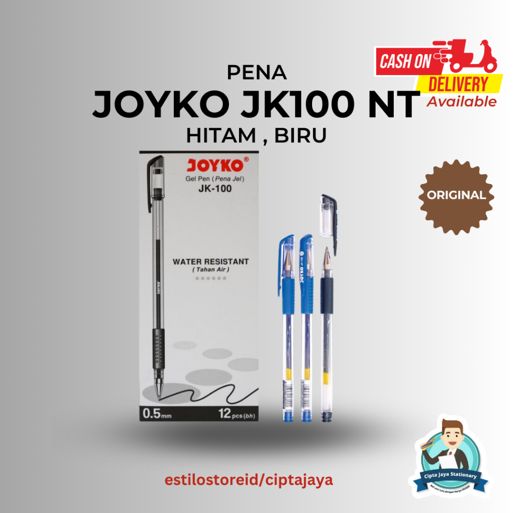 

PENA JOYKO JK100NT 0,5/ALAT TULIS/ATK/PENA GEL