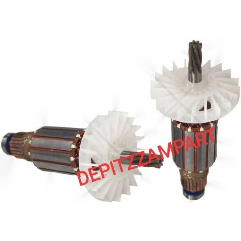 Armature RRH26 RYU Angker mesin Bor RYU 26mm Lengkap dengan Bearing nya