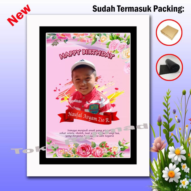 PAKET CETAK FOTO PLUS PIGURA (Uk.Frame 30x40 cm) FOTO BINKAI  FOTO FRAME  , PIGURA FOTO PIGURA MINIM