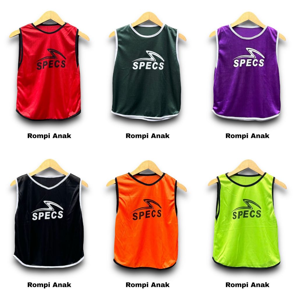 Rompi Olahraga Untuk Anak SD SMP Rompi Bola Dan Futsal Untuk Anak Laki Laki Perempuan Rompi Latihan 