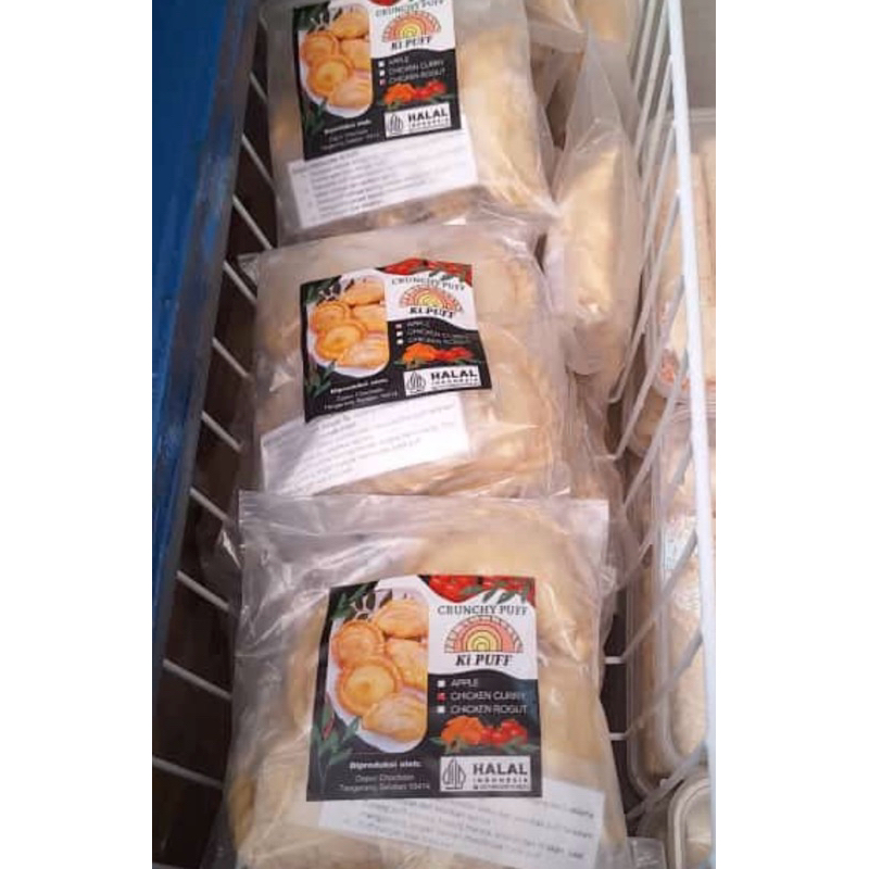 

Crunchy puff apple puff kari curry puff