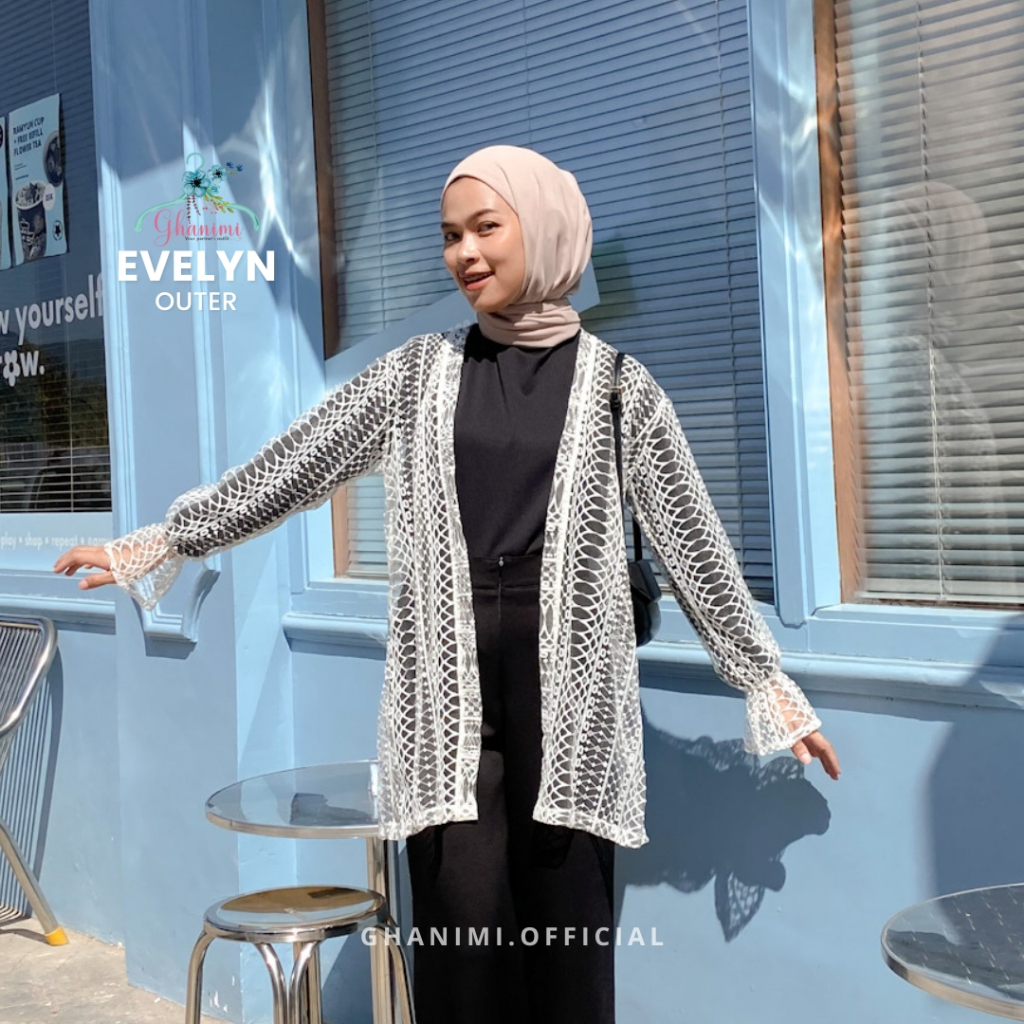 Evelyn Outer / Outer Brukat / Outer Lace / Outer Kondangan / Baju Kondangan Kekinian