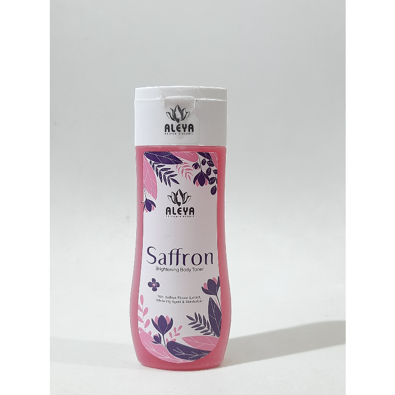 TONER BADAN SAFFRON BPOM  ALEYA