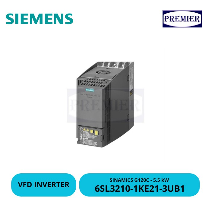 SIEMENS Inverter SINAMICS G120C, 5.5 kW, 6SL3210-1KE21-3UB1