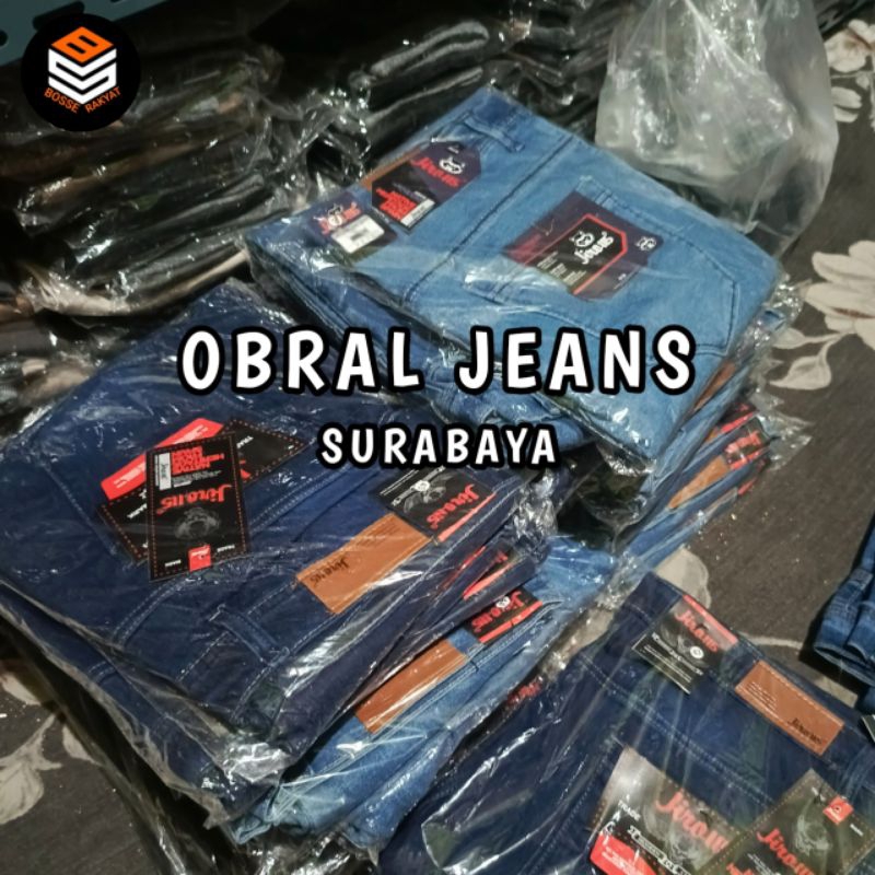OBRAL CELANA JEANS 27-39 PRIA/ CUCI GUDANG CELANA JEANS ASLI PREMIUM