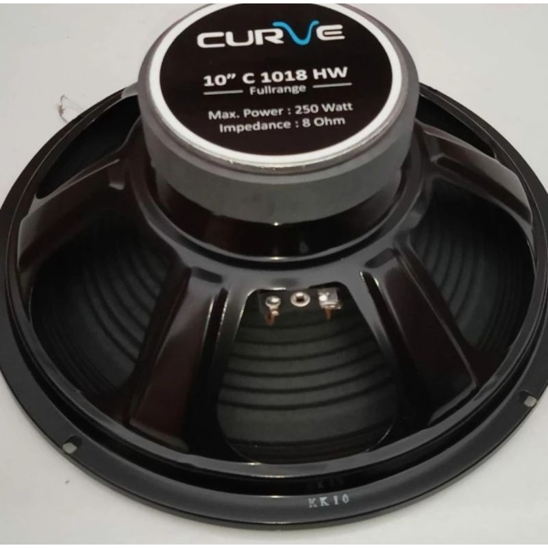 Speaker curve 10 inch 1018 hw fullrange