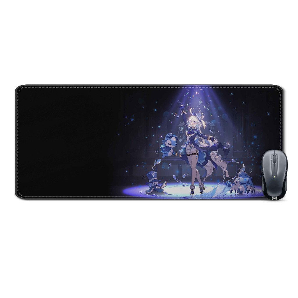 Deskmat mousepad extendedFURINA SHOW-GENSHIN IMPACTmaterial Rubber