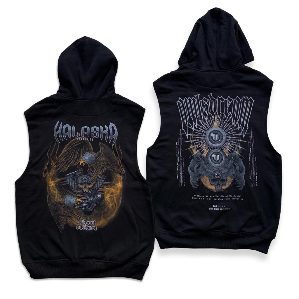 Baju Hoodie Singlet Rompi Pria